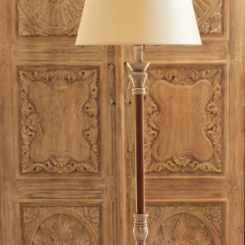 TABLE LAMP WOODEN METAL 70 CM