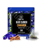 Butterfly Pea Cinnamon Herbal Tea Blue Tea 15 Pyramid Teabags