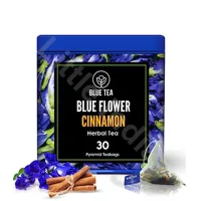 Butterfly Pea Cinnamon Herbal Tea Blue Tea 15 Pyramid Teabags