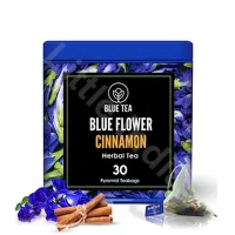 Butterfly Pea Cinnamon Herbal Tea Blue Tea 15 Pyramid Teabags