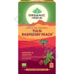 Tulsi Raspberry Peach Organic India 25 torebek