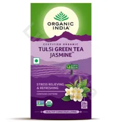Green Tea With Tusi And Jasmine Organic India 25 bags