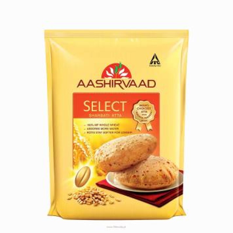 Aashirvaad Select Sharbati Atta (Whole wheat flour Premium) 10 kg