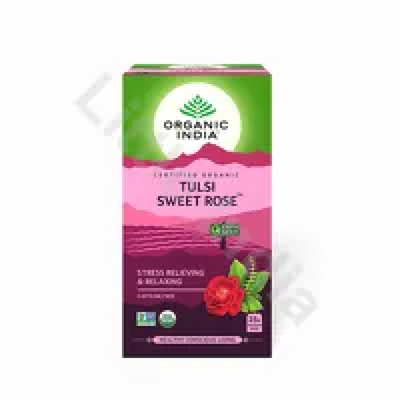 Tulsi Sweet Rose 25 teabags Organic India