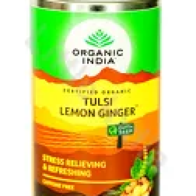 Tulsi Lemon Ginger 100g (loose leaf tea) Organic India