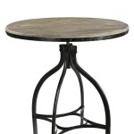 LOFT METAL TABLE WITH WOODEN TOP