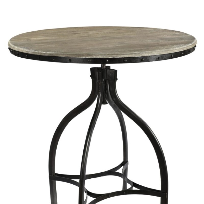 LOFT METAL TABLE WITH WOODEN TOP