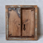 WOODEN HANGING MIRROR