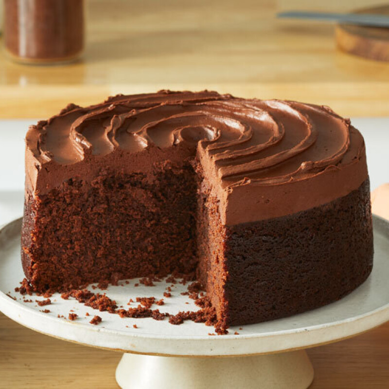 CHOCKLATE CAKE EGGLESS ( 1 POUND)