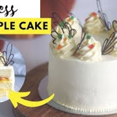 CAKE PINEAPPLE EGGLESS ( 1 POUND)