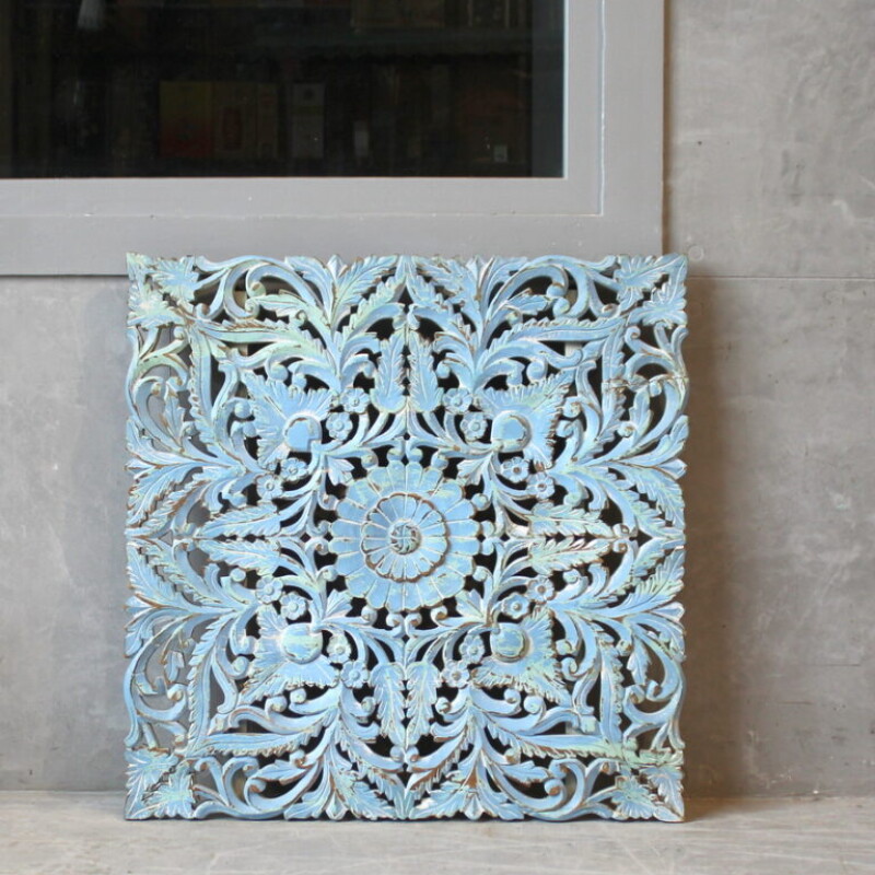 CARVED WOODEN DECORATIVE PANEL