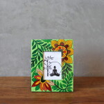 COLORFUL WOODEN PHOTO FRAME