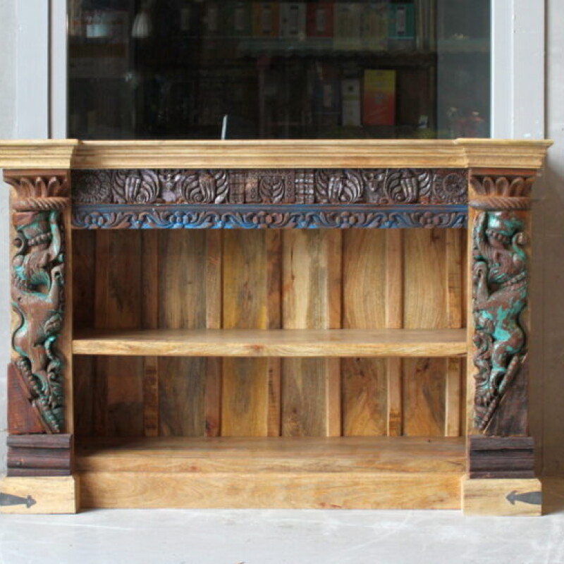 CARVED ORIENT WOODEN CONSOLE