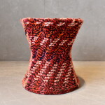 WOVED MULTICOLOR STOOL