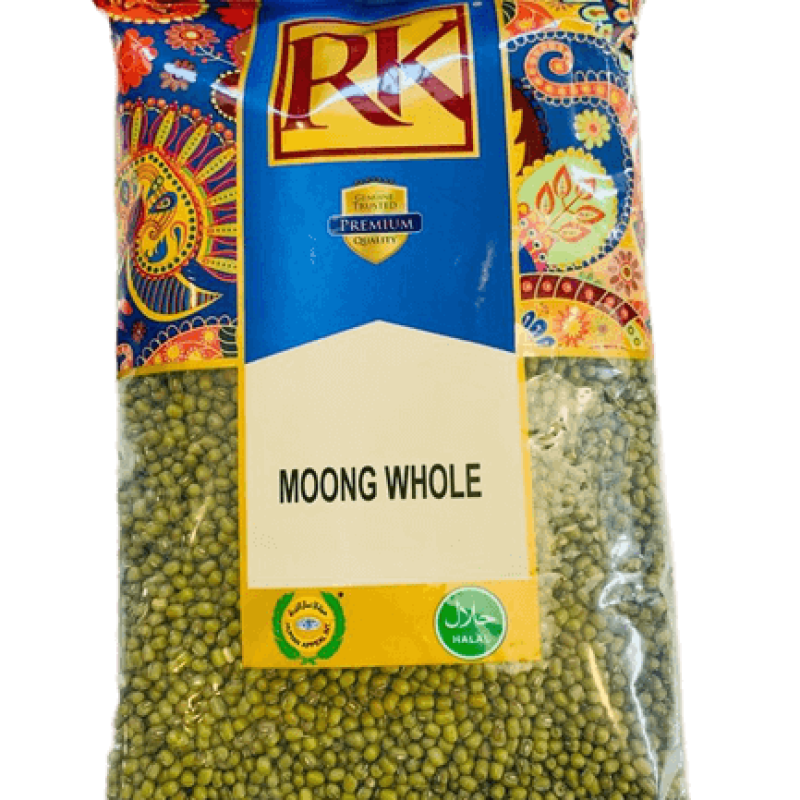 RK GREEN MOONG WHOLE – Whole mung beans 1 kg