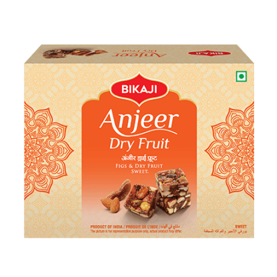BIKAJI ANJEER DRY FRUIT 250GM-"traditional Indian dessert, figs with dried fruits"