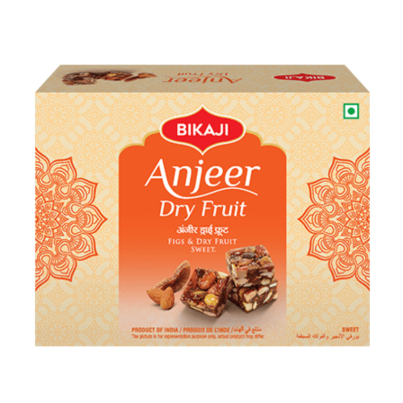 BIKAJI ANJEER DRY FRUIT 250GM-"traditional Indian dessert, figs with dried fruits"