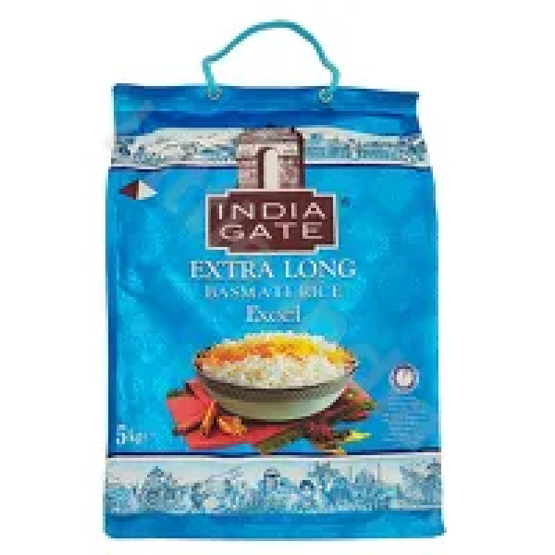 Extra Long Basmati Rice Excel India Gate 5kg