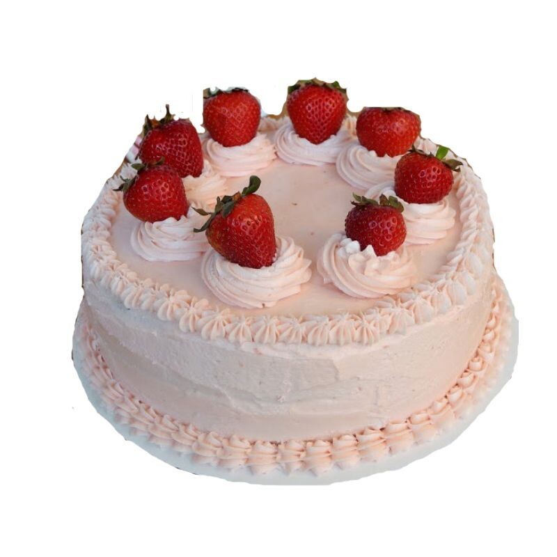 STRAWBERRY CAKE EGGLESS ( 1 POUND)